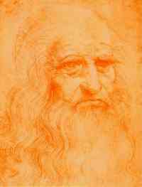 Leonardo da Vinci. Self-Portrait.